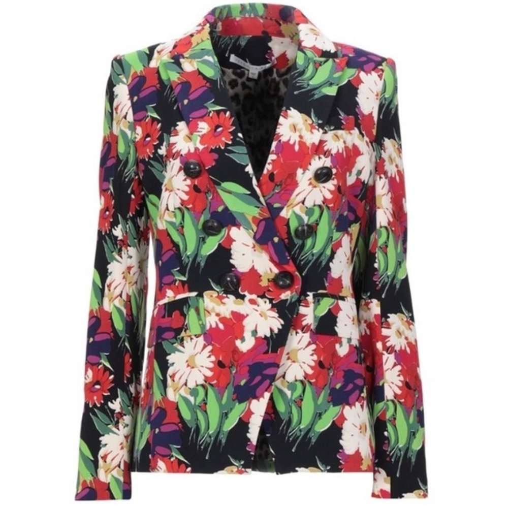 Veronica Beard Floral Miller Dickey Blazer - Picture 1 of 12